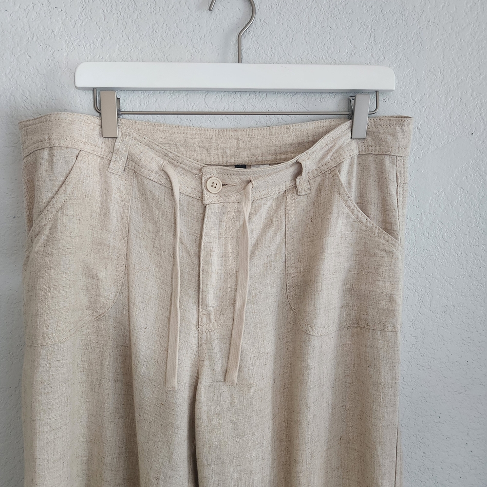 Divided Light Beige Linen Pants - image 3